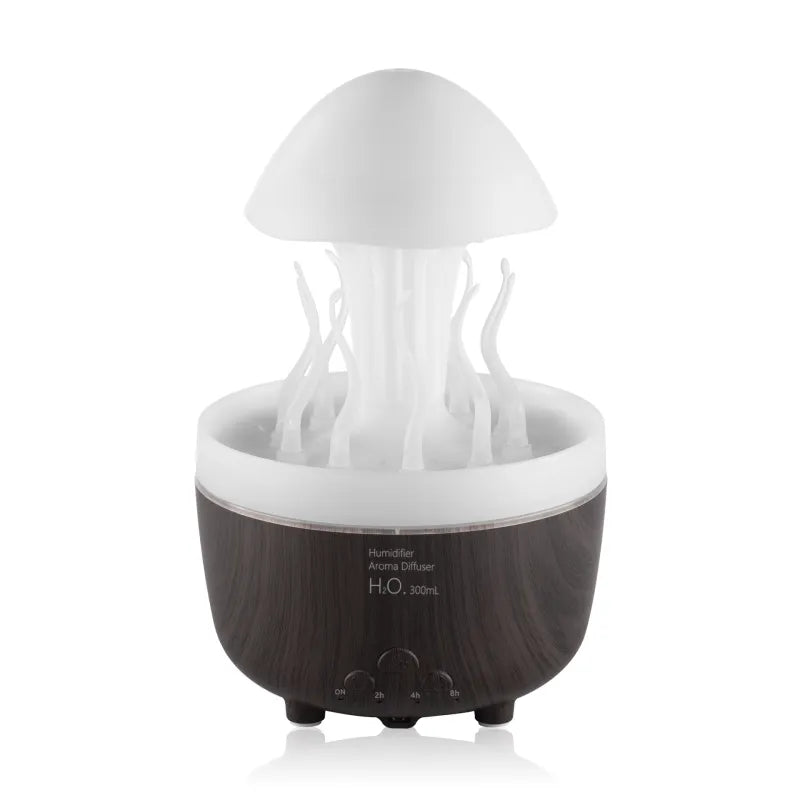 Rotating Water Drop Aroma Diffuser Colorful Night Lamp