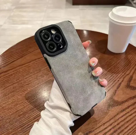 Suede Texture Shockproof Phone Case