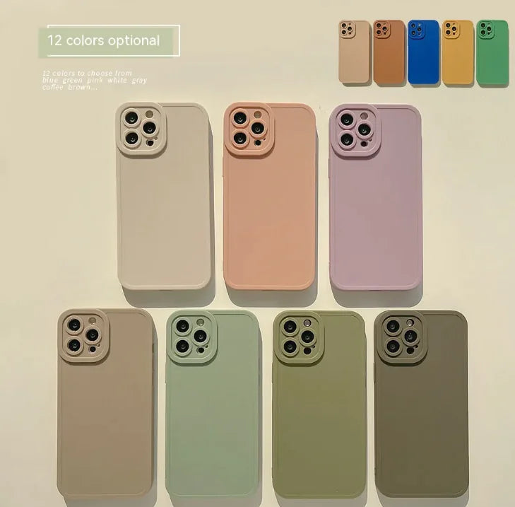 Frosted Silicone Phone Case