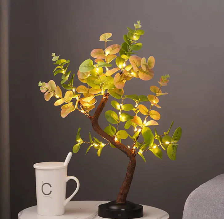 AutumnGlow Maple Leaf Tree Lamp