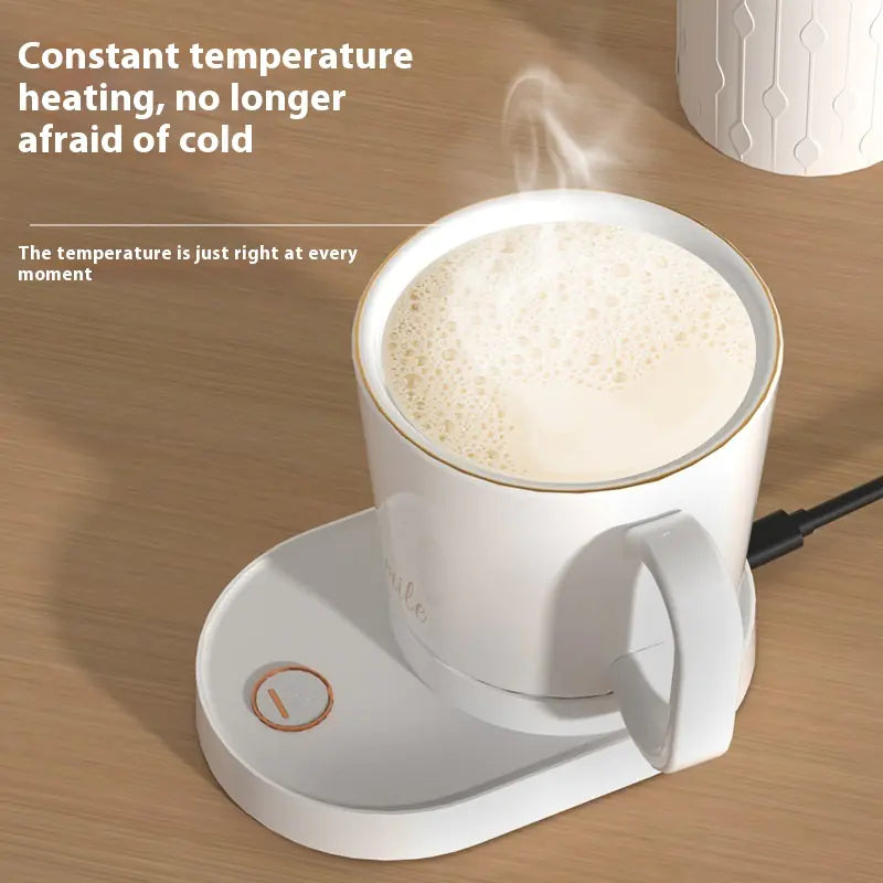 Constant Temperature Stirring Coffee Insulation Wireless Charger Heating Coaster