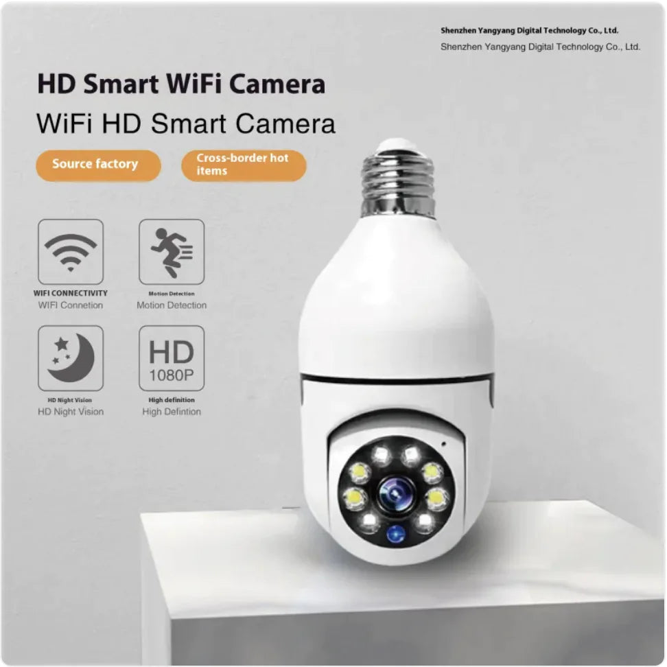 Wireless E27 Bulb Camera