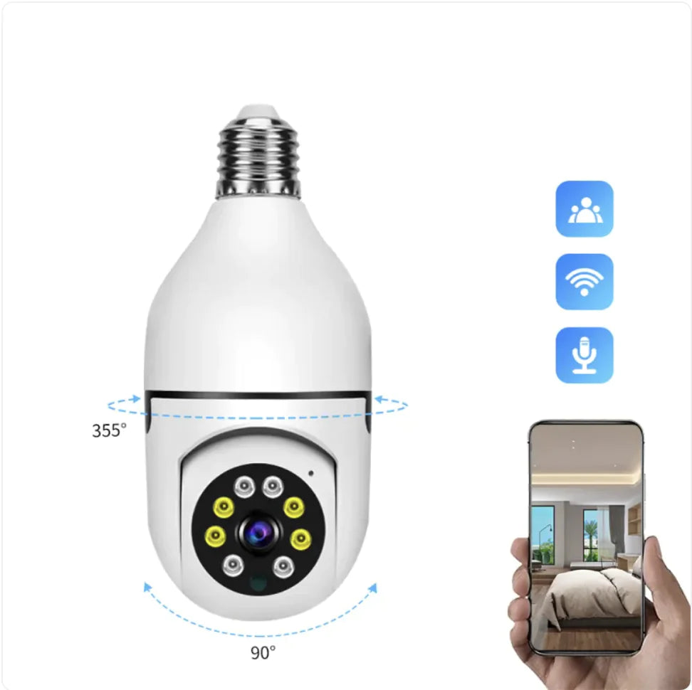 Wireless E27 Bulb Camera