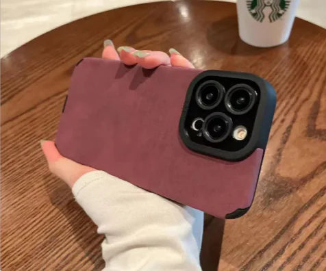 Suede Texture Shockproof Phone Case