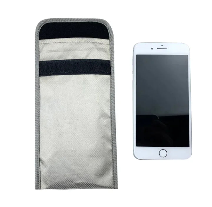 Stylish Silver Gray Mobile Phone Bag