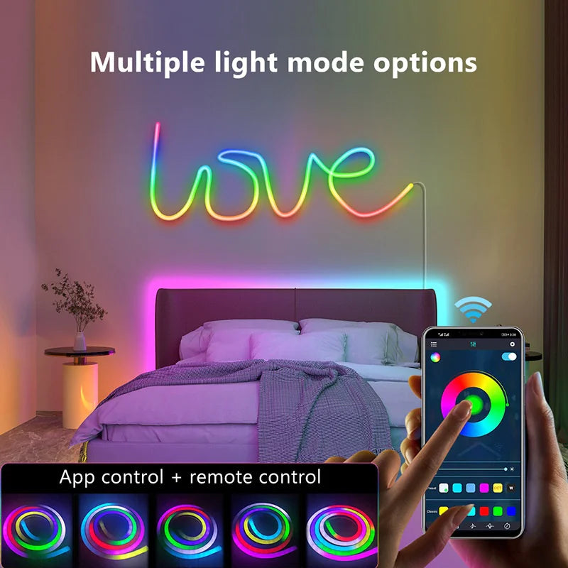 Colorful LED Neon Music Light Bar