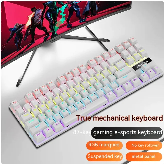 K87 Mechanical Wired Keyboard