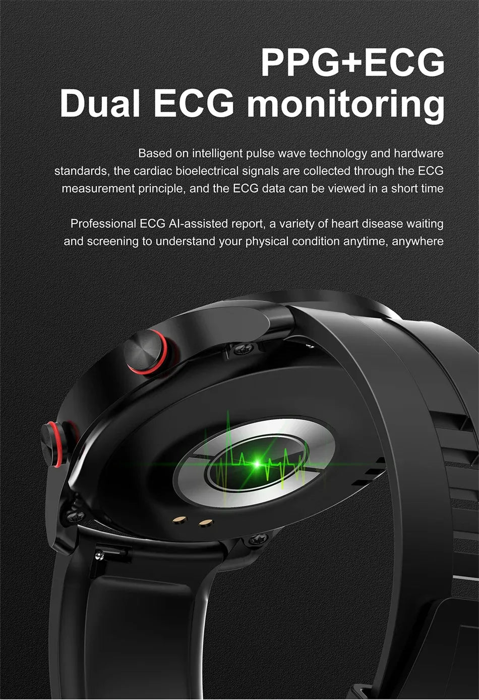 ECG+PPG Smart Watch