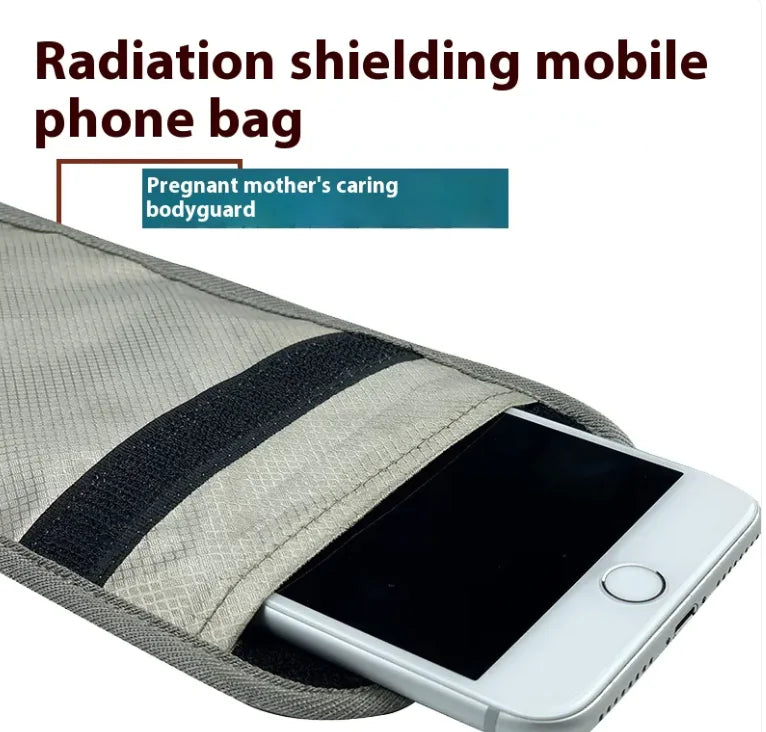 Stylish Silver Gray Mobile Phone Bag