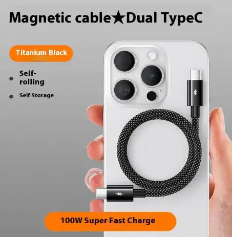 Fast Charge Magnetic Holder Typec Data Cable