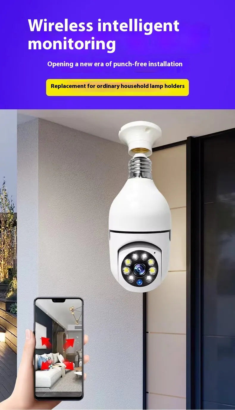 Wireless E27 Bulb Camera