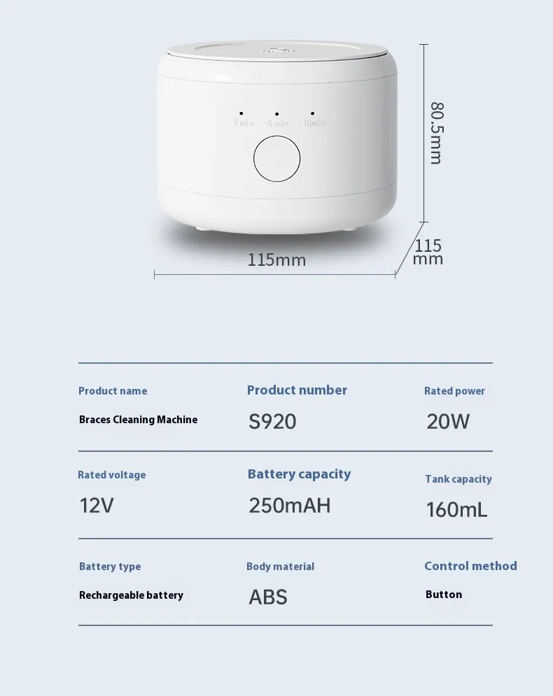 Compact Ultrasonic Tooth Socket Cleaner