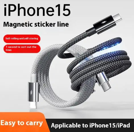 Fast Charge Magnetic Holder Typec Data Cable